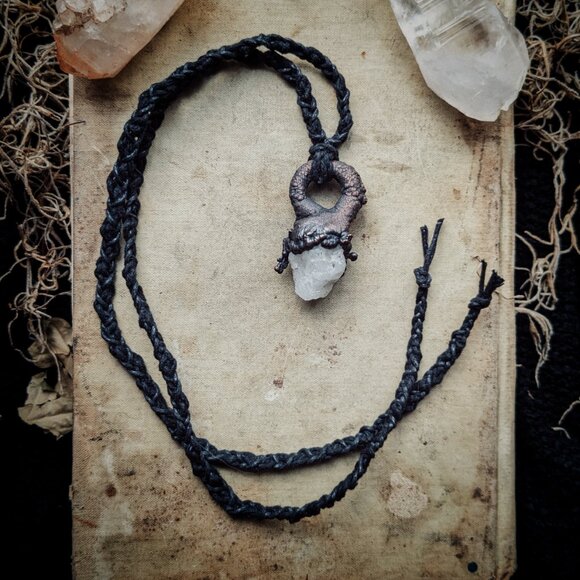 Ethically Sourced Quartz Necklace - Picture 2 of 5